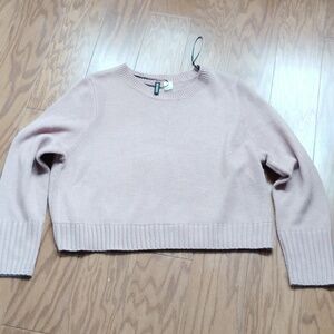 Pink sweater size large